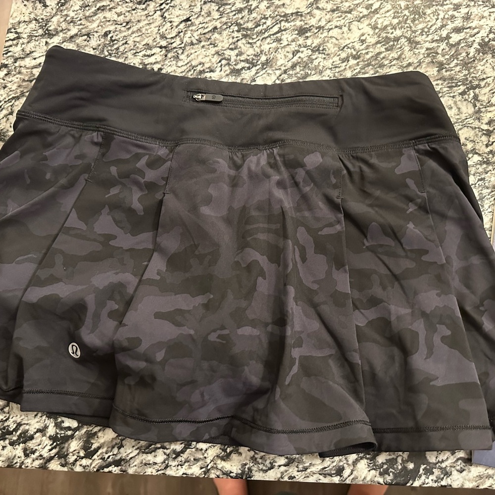 lululemon Black Camouflage Women's Skirt